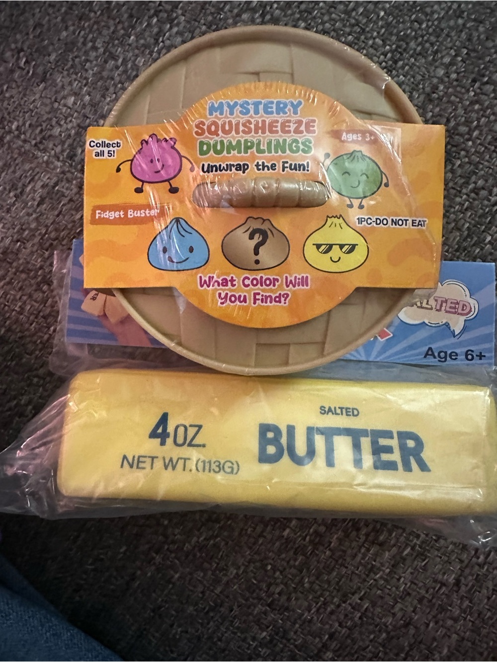 Squishy Butter and Mystery Dumpling set